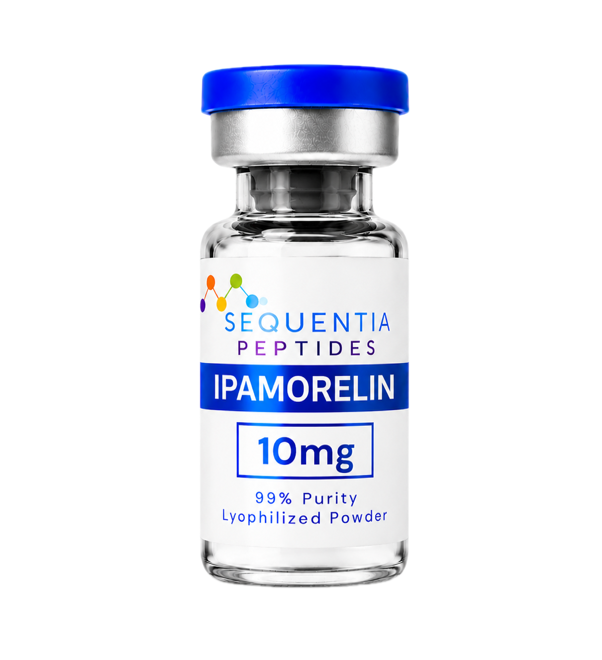 Ipamorelin research peptide vial