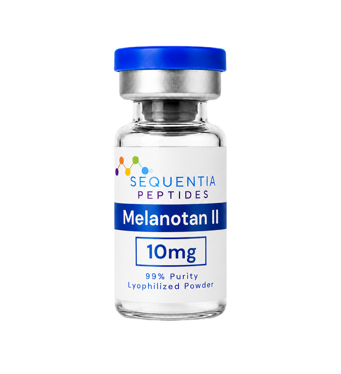Melanotan II research peptide vial