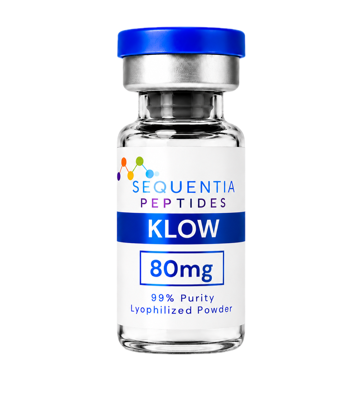KLOW research peptide vial