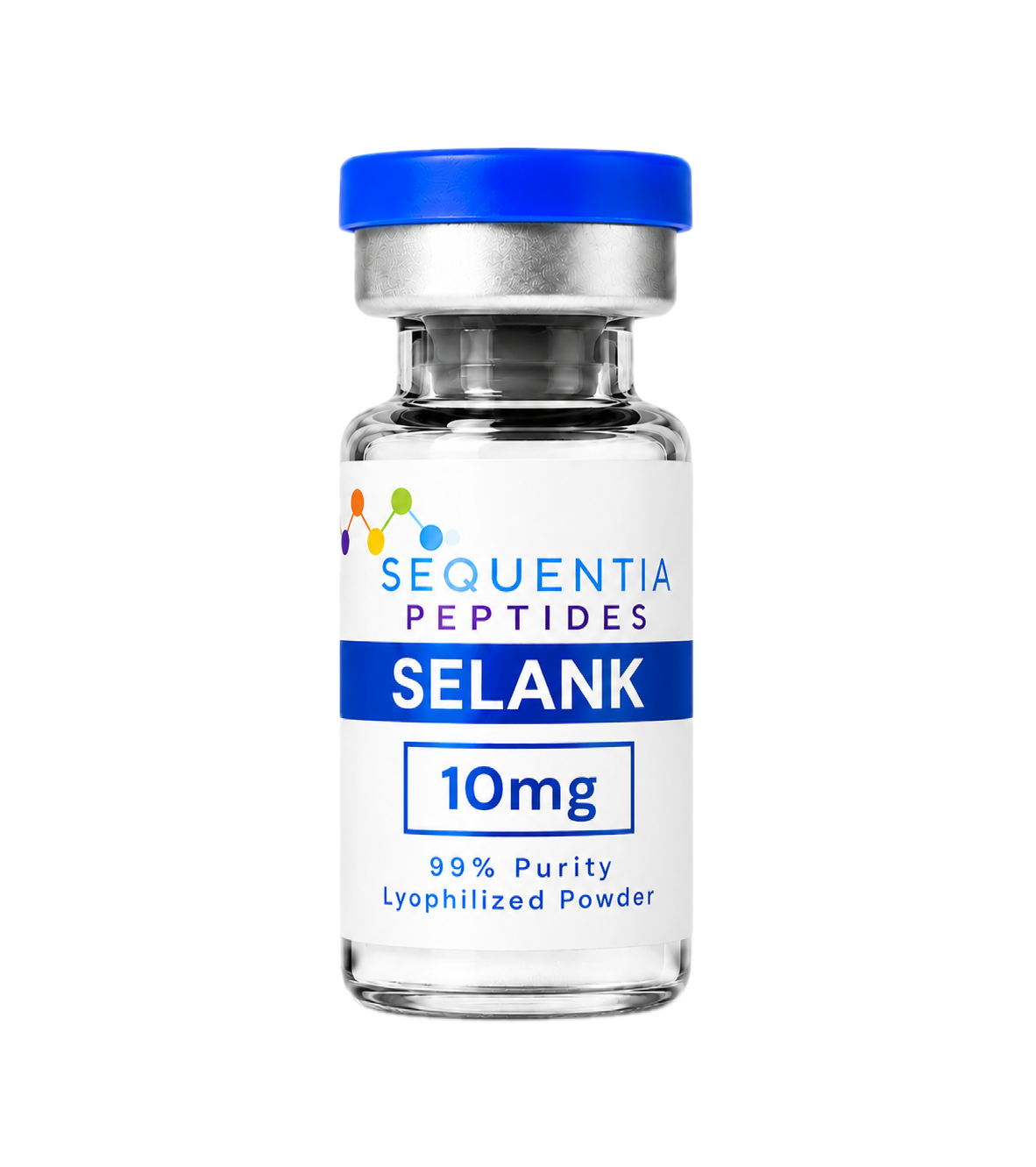 Selank research peptide vial