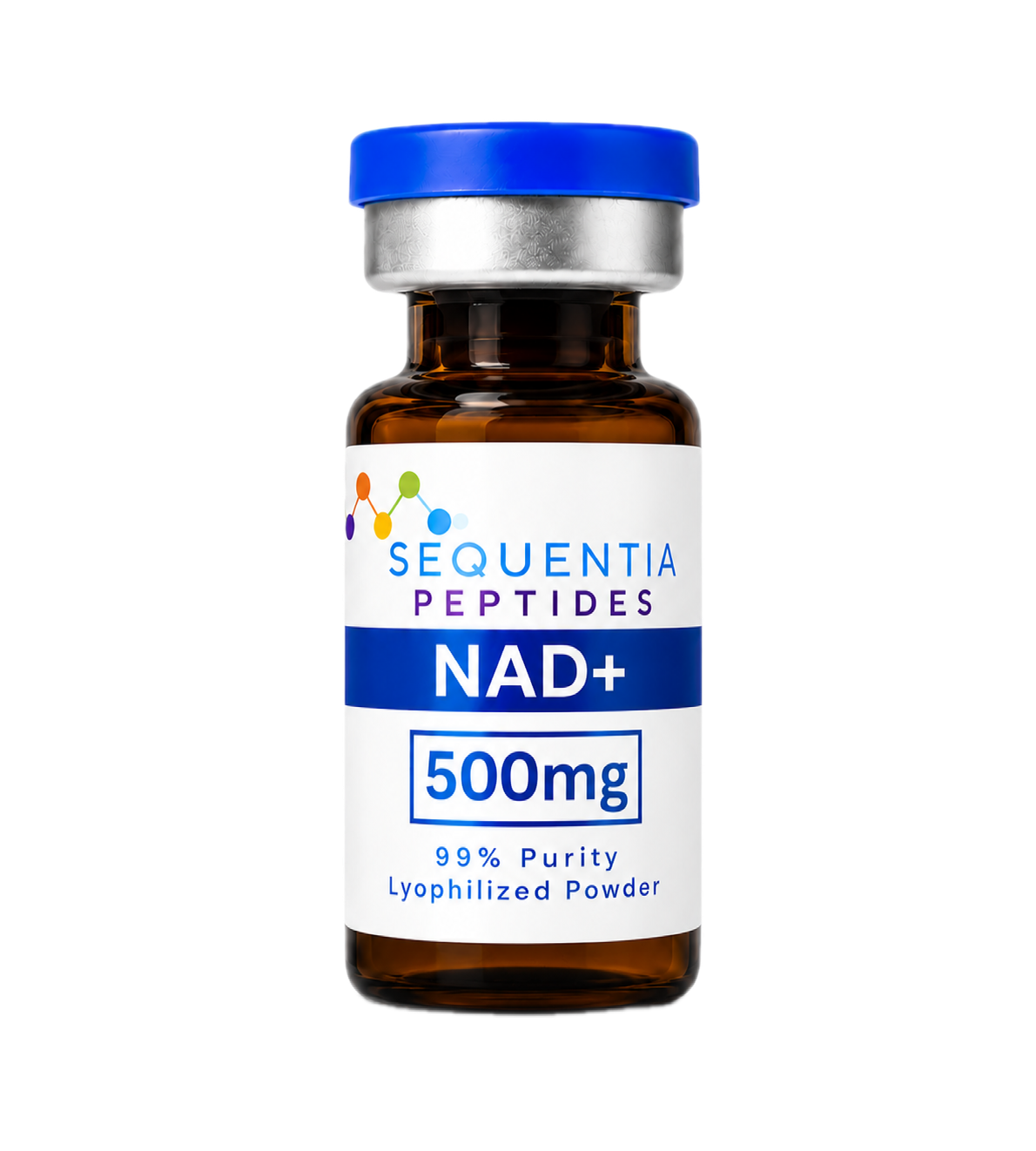 NAD+ research peptide vial